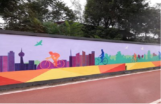 广南墙体彩绘-围墙