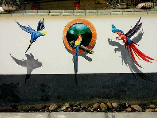 广南视觉错位-3D墙绘设计