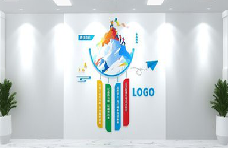 广南公司企业形象墙的工艺材料有哪些？